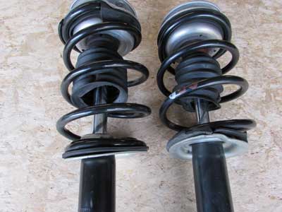 BMW Front Struts and Springs (Left and Right Set) Bilstein Sport Suspension 31316766997 E60 535i 545i 550i3